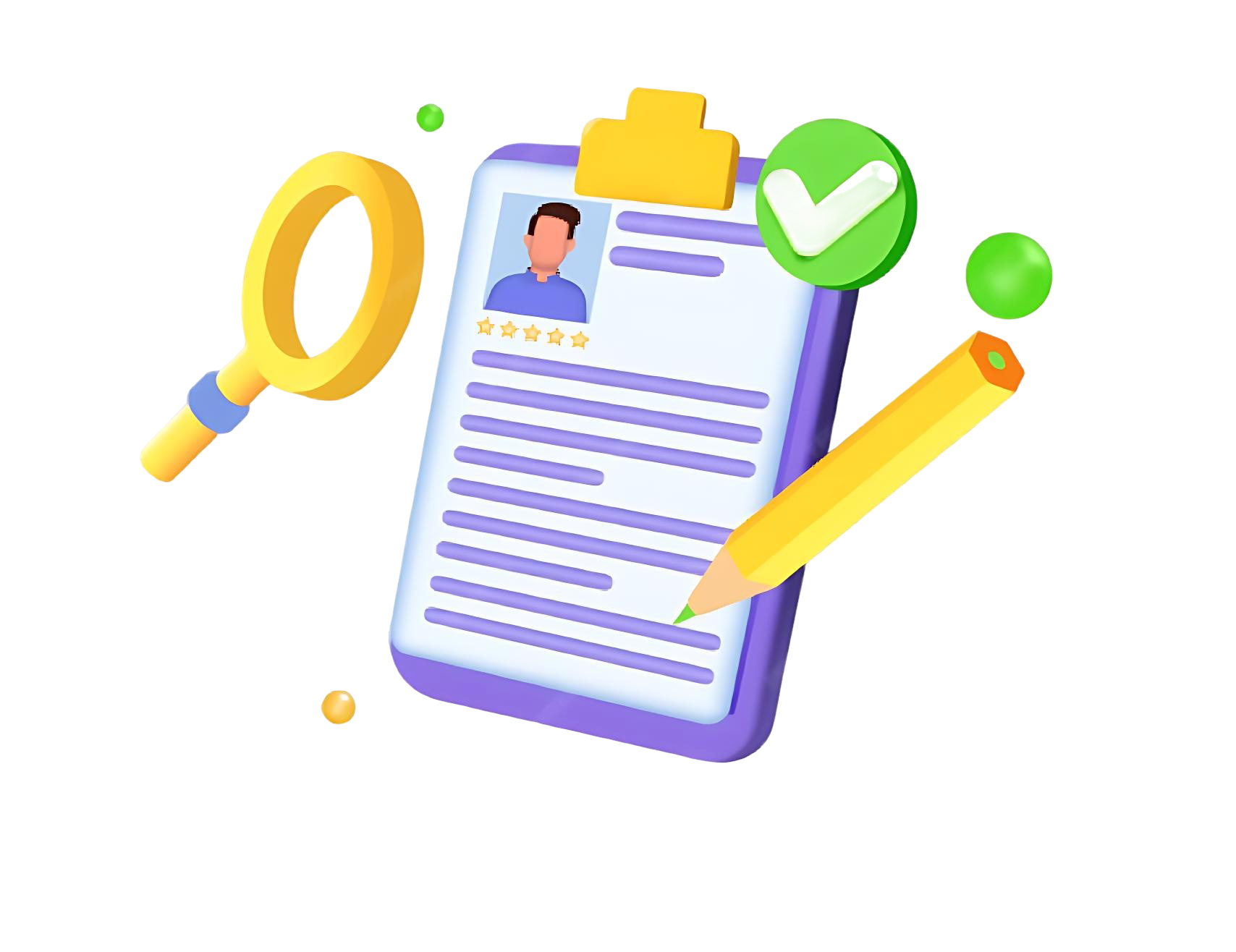 Resume AI Illustration